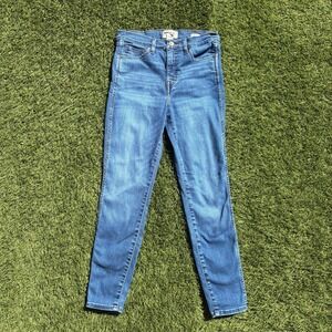 Kirkland Signature Women's Jeans Size 4 28x26 High Rise Skinny Fit Stretch Denim